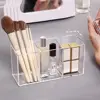 Desk Stationery Storage Pen Holder Transparent 3 Grids Pen Storage Box INS Style Large Capacity Pencil Container Students 3
