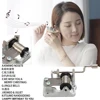 Mini Hand Cranking Music Movement Five Songs Choice DIY Music Box Home Decorative Collectibles Mechanical Hand Crank Music Box 6