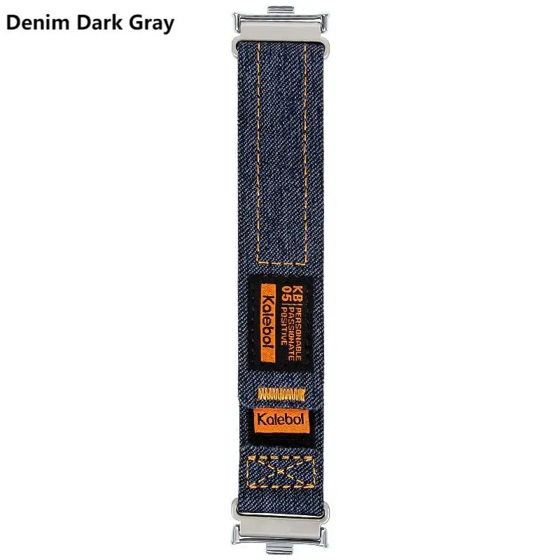 Denim Velcro Nylon Adjustable Strap Bracelet