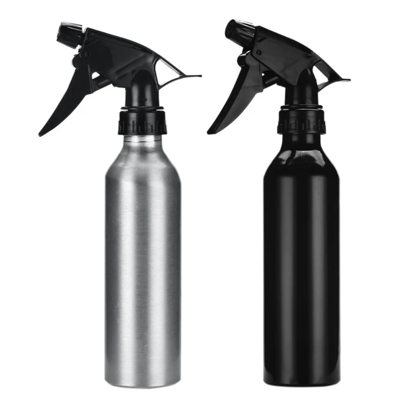 

250ml Durable Refillable Aluminum Alloy Bottle Empty Water Sprayer Barber Hair Cutting Hairdressing Hairstyling Tools