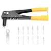 120Pcs Rivets / Heavy Duty Riveter Set Pop Rivet Gun Assortment Kit Hand Tools Rivet Nut Tool 2