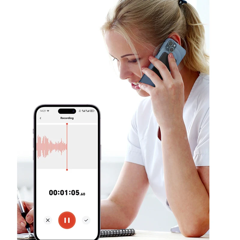 AI Recorder by Chat-GPT Intelligent Transcription & Translation Voice Recording Pen APP Controls Audio Recorder