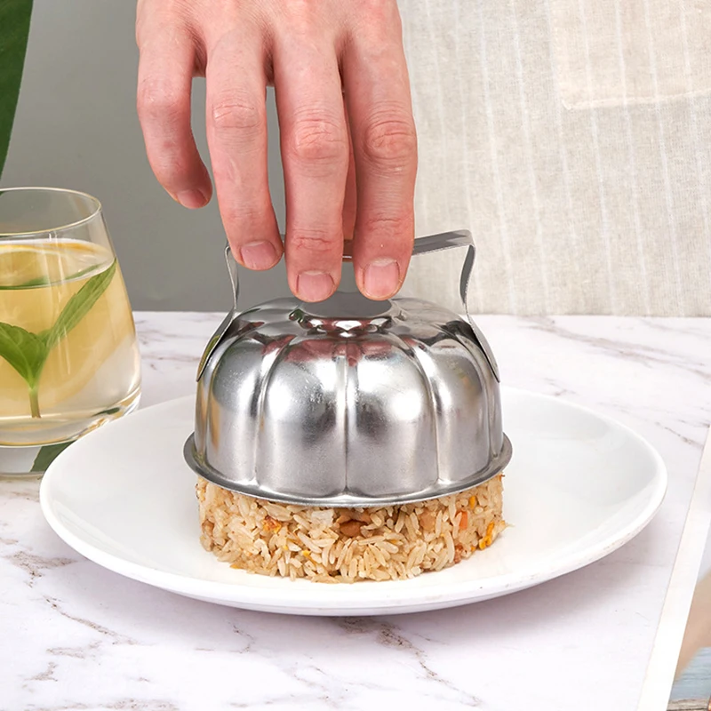 Omurice Mold Japanese-Style 304 Stainless Steel Boat-Shaped Egg-Wrapped Rice Mold DIY Sushi Making Kitchen Gadgets