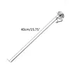 Oil Thermometer for Deep Frying 20℃～280℃/50℉～550℉ Stainless Steel Deep Frying Thermometer with Clip for Cooking Oil Fry F1FB 5