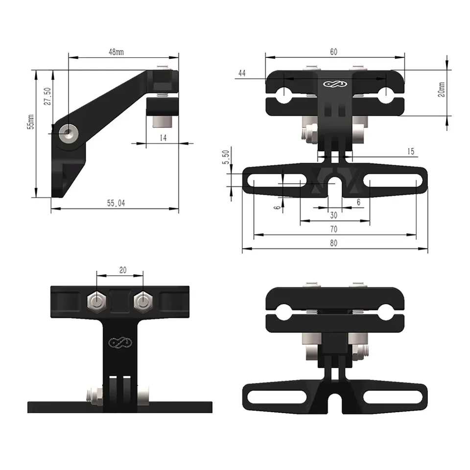 Zadellicht Mount | Elektrische Achterlicht Mount,Achterlicht