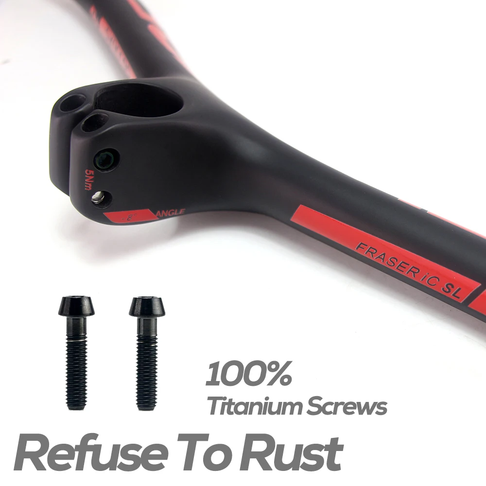 Bicycle Handlebar SYNCROS Carbon Fiber Mountain Integrated MTB Handlebar FRASER IC SL-8-17-25 Three Specifications Titanium Screws
