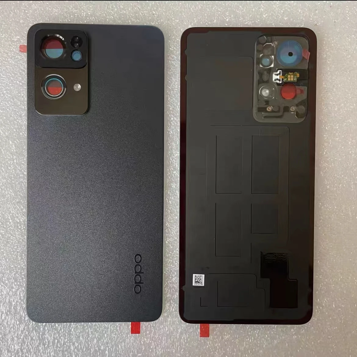 Oppo Reno7 Pro 5G 배터리 커버 도어 백 하우징 용 오리지널 백 글래스 PFDM00 CPH2293 후면 케이스, 카메라 렌즈 교체 포함