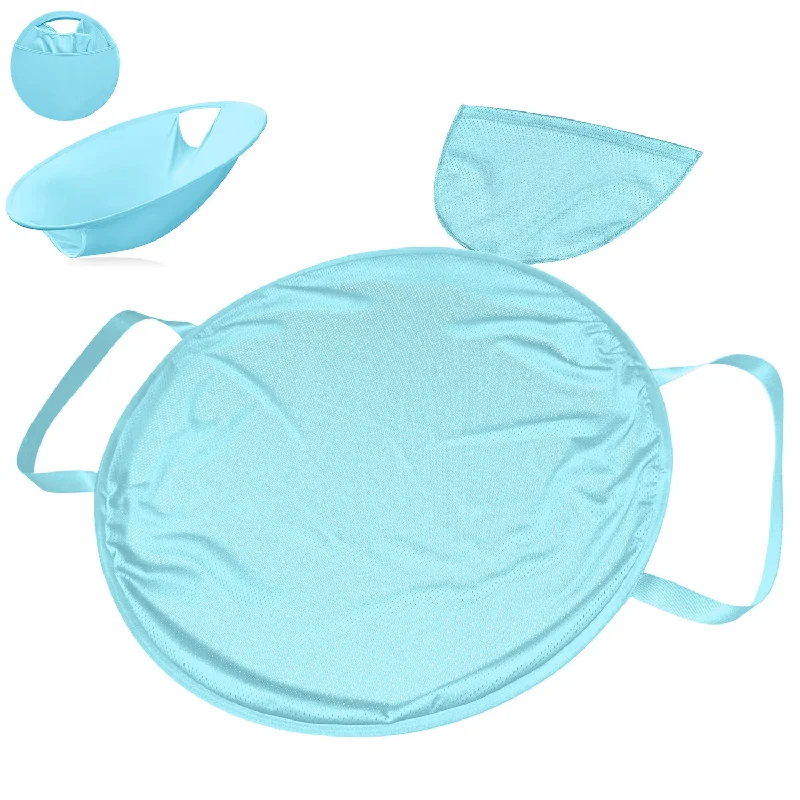 Portable Bag Laundry Basket Pop-up Washer-dryer Dirty Laundry Storage Basket Hot Foldable Mesh Toilet