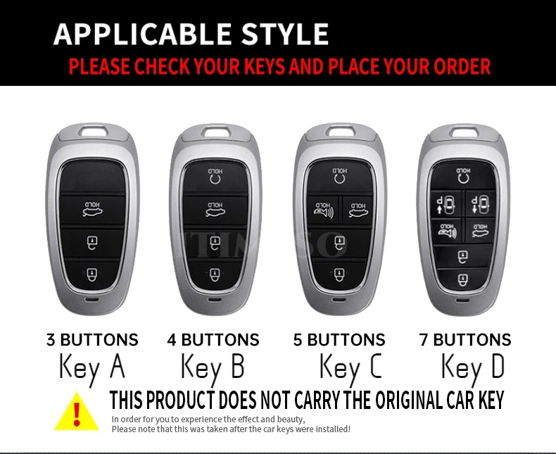 Car Key/cover For Hyundai Solaris Sonata Hybrid Nexo Nx4 New Grand Santa Fe Tucson 2020 2021 - - Racext™ - Hyundai REMOTE CONTROLS AND KEYS - Racext 117