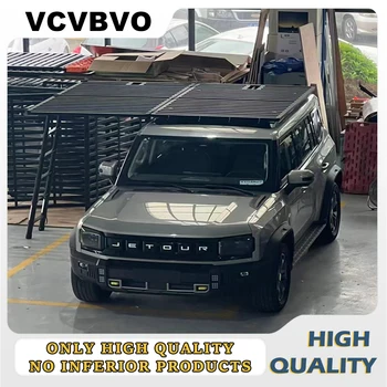 SUV Off-road Vehicle Roof Rack, Roof Expansion Platform, Double-layer Folding Terrace, Tent Can Be Installed, Rest and Chat
