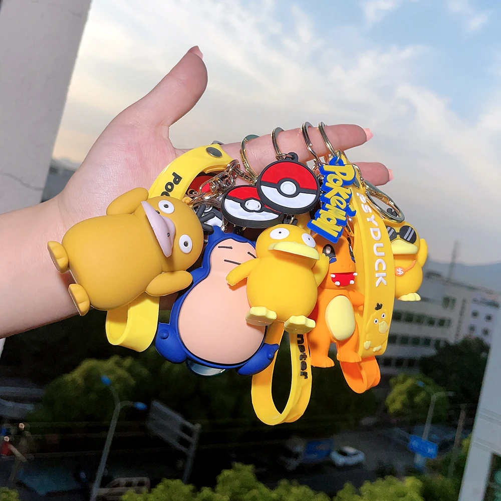 Porte-clés Pokemon Pikachu, 5 Styles, Psyduck, Pendentif De Sac D'action,  Dessin Animé Kawaii, Jouet Pour Enfant, Cadeau - Action & Figurines -  AliExpress
