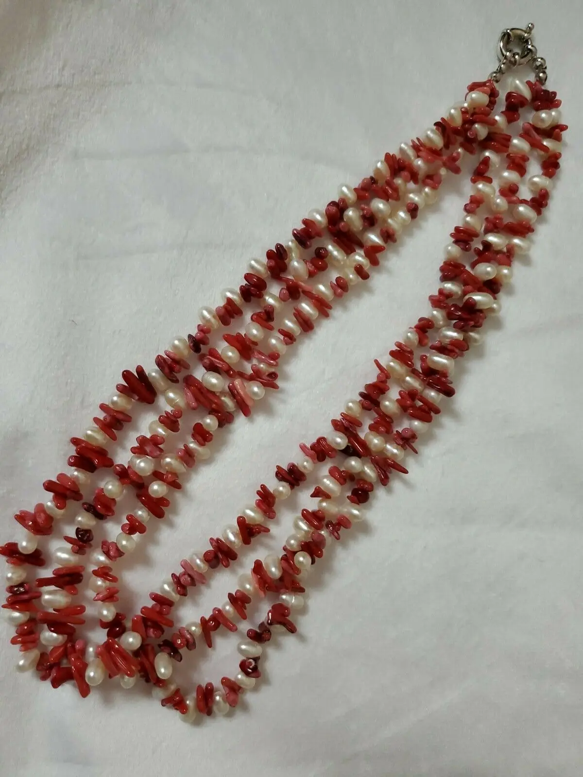 

Винтажные разножильные бриллиантовые бусины и бриллиантовое ожерелье 17 дюймов