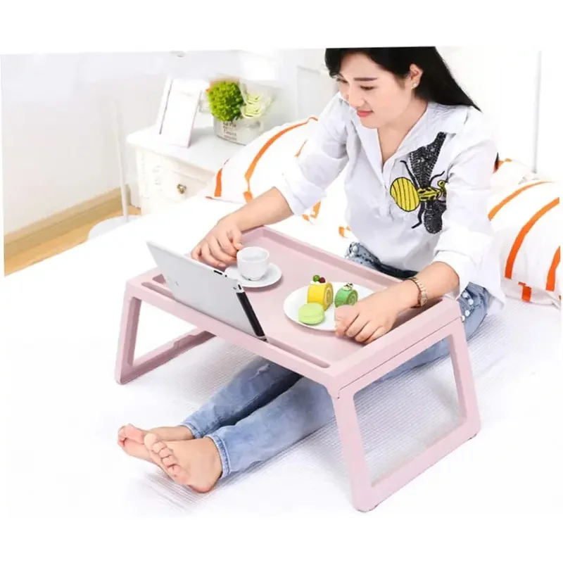 Foldable Laptop Desk Multifunctional Plastic Table Ideal For Use On Bed Or Sofa Height-Adjustable Perfect For Home laptop desk stand