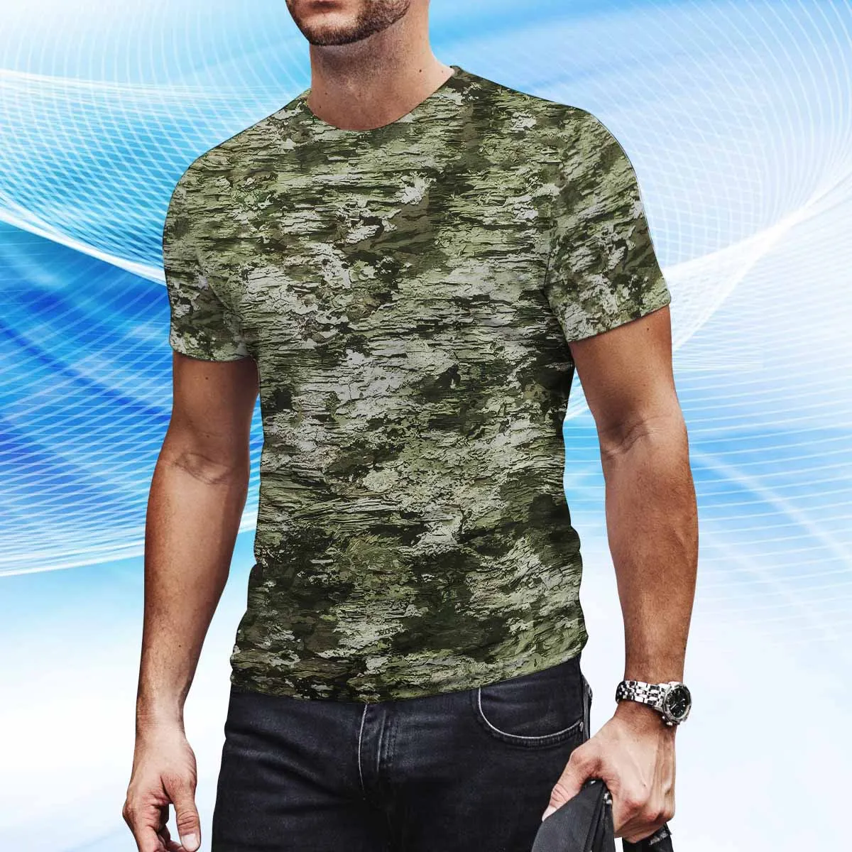 PLstarCosmos 3DPrint Newest Hunter Hunting Camo Lover Animal Gift Unique Unisex Harajuku Streetwear Casual T-Shirt Short Sleeve1 |
