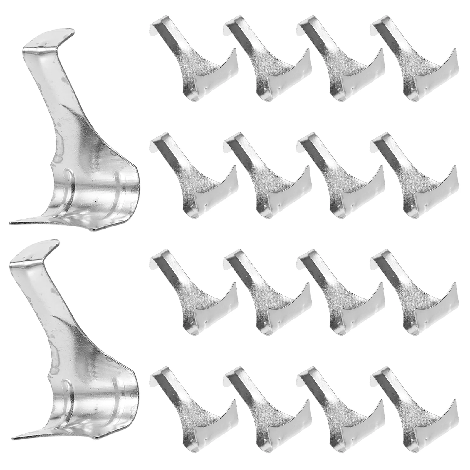 

50 Pcs Picture Molding Hook for Frame Hangers Metal Rail Hooks Hanging up Heavy Duty