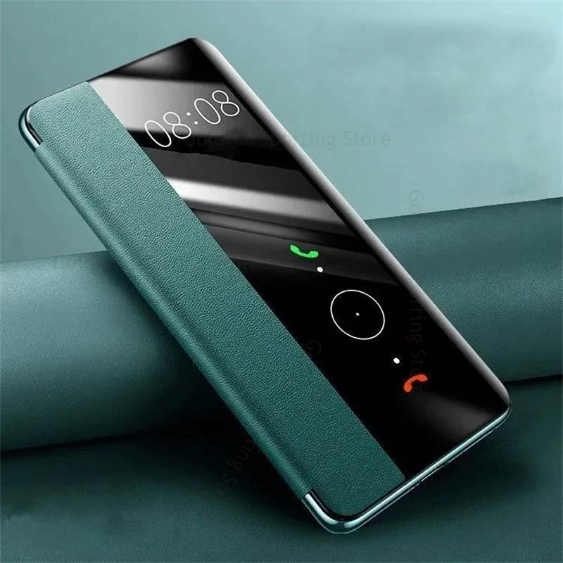 Funda For vivo X200 Pro mini View Windows Leather Flip Phone Case