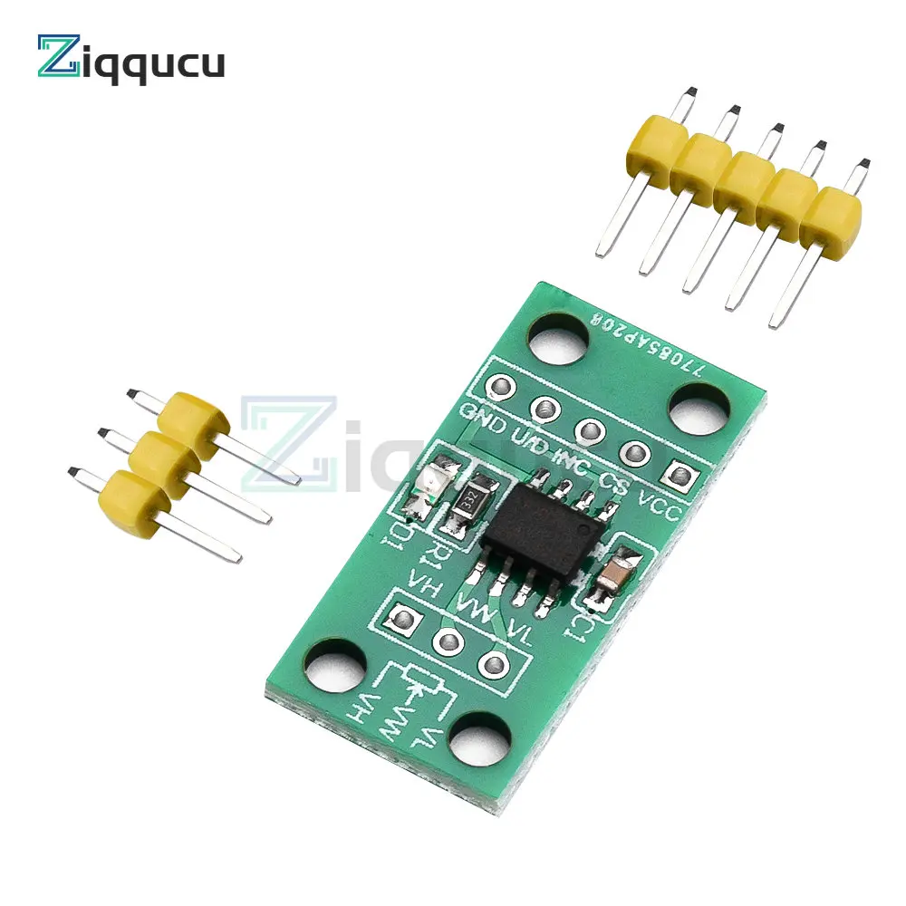 DC3 5V 100K X9C104 Ohm Resistor Digital Potentiometer Board Module for Arduino 100K Hundred Step