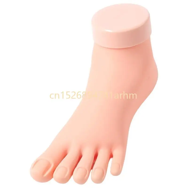 연습 거짓 발 모델 실리콘 보철 매니큐어 도구 실용적인 거짓 발