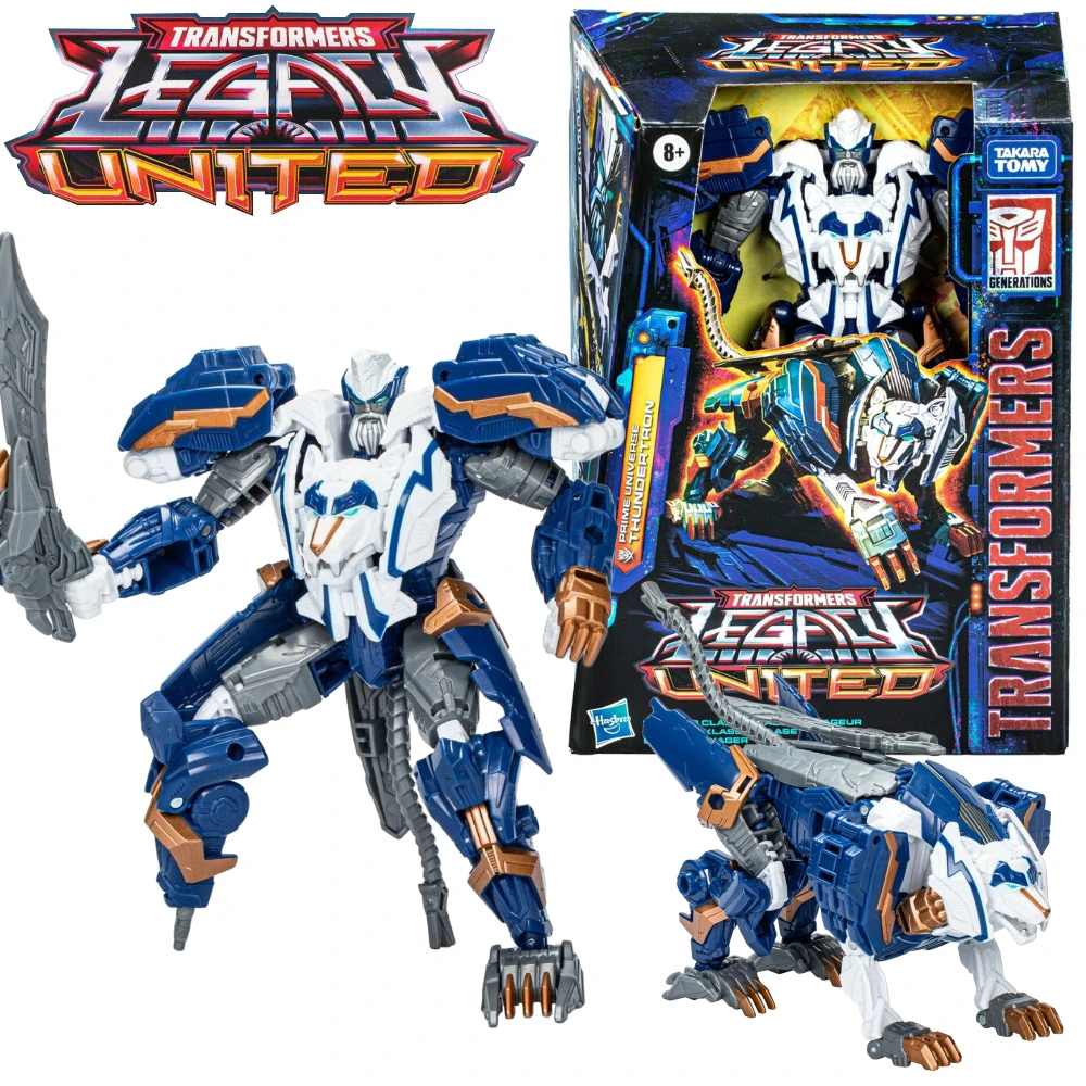 In Magazzino Transformers Legacy United Voyager Prime Universe Thundertron Action Figure Model Toy Collection Hobby Gift