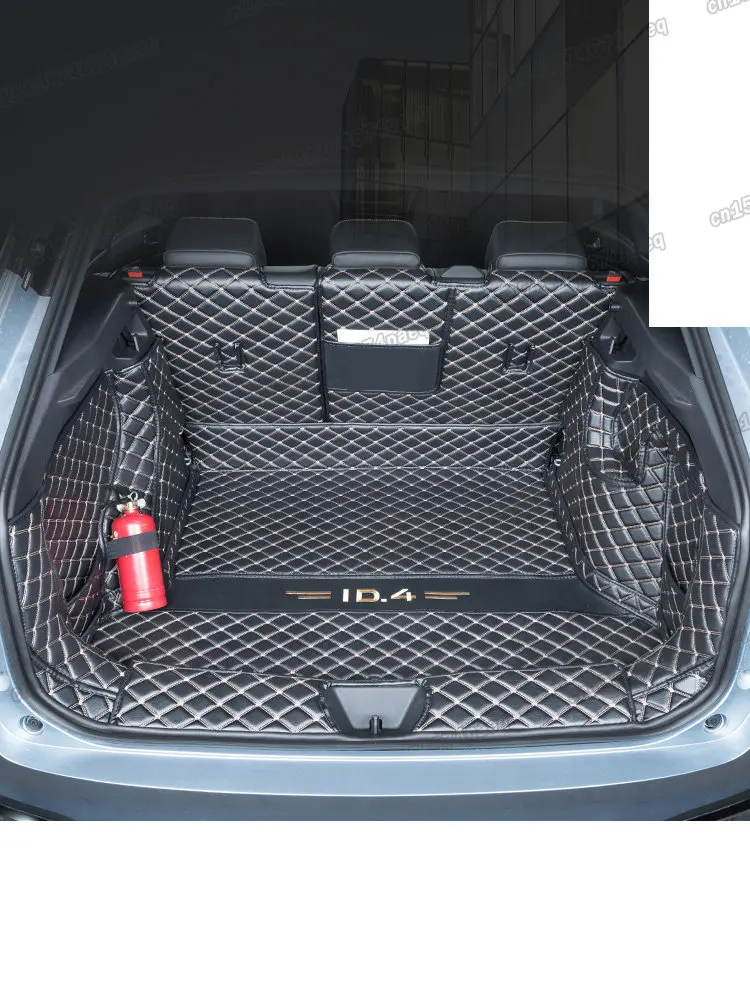 Leder Kofferraum matte Cargo Liner Heck koffer für Volkswagen vw id.4 4  Crozz 2021 2022 2023 2024 Zubehör Styling Kissen