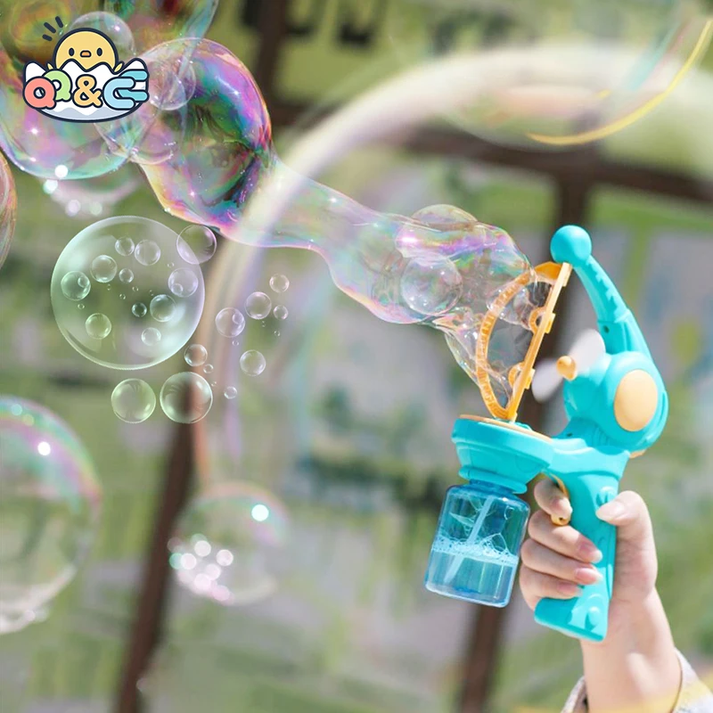 

Bubbles in Bubble Gun Blowing Soap Machine Automatic Toys Summer Outdoor Party Play Toy For Kids Birthday Park Gifts Age 4-6