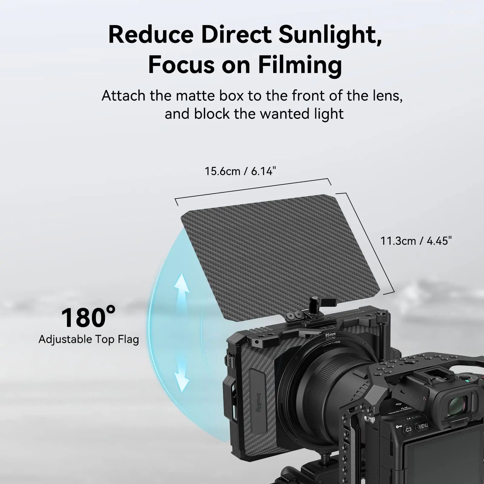 SmallRig Mini Matte Box Pro for Mirrorless DSLR Cameras to