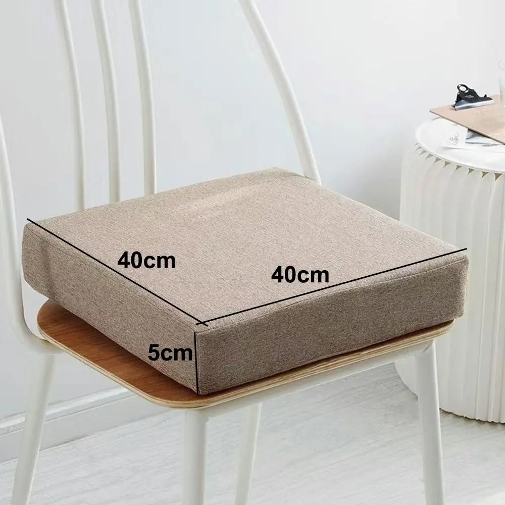 5cm Thick Seat Cushion High Density Sponge Ultra Soft Office Chair Pad Breathable Fast Rebound Waist Cushion for Long Sitting