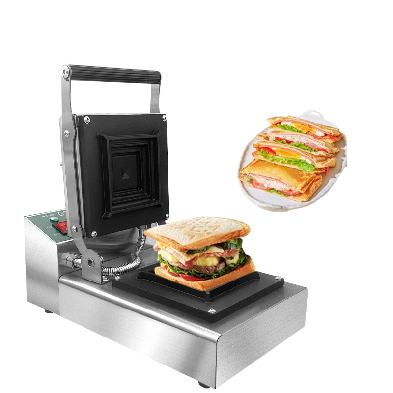 Crispy Edge Sandwich Commercial Hot Press Waffle Maker Pocket Bread Multifunctional, Toast Toaster