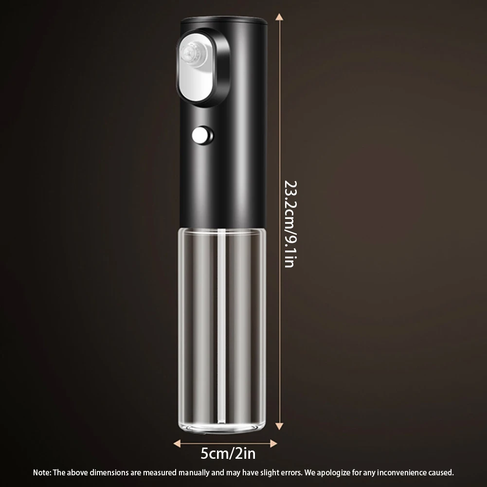 Electric Oil Spray 200ml olive Oil Spray Bottle Kitchen Cooking Dispenser Camping Baking Vinegar Soy Sauce Sprayer Containers