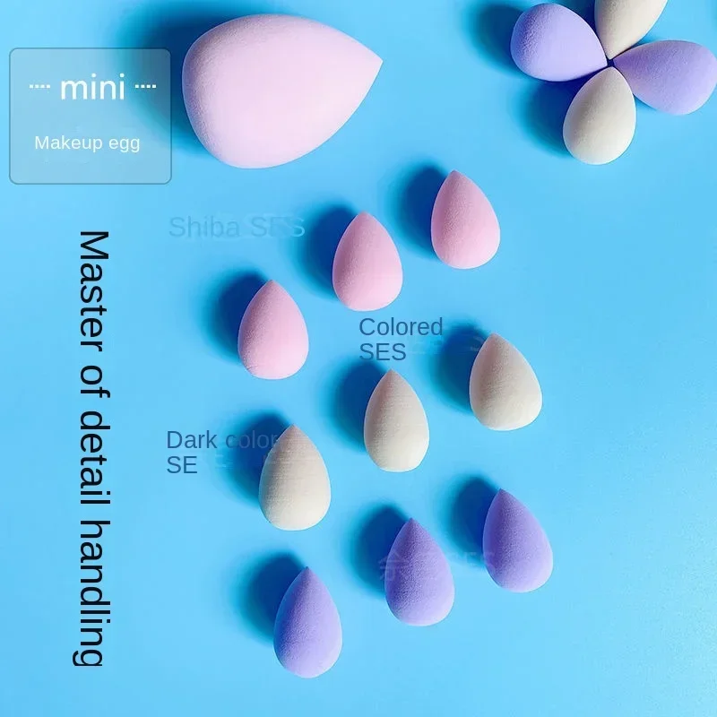 Description Picture 6 of item10Pcs Mini Cosmetic Puff Makeup Sponge Blender Beauty Egg Foundation Sponges Powder Puff Women Make Up Accessories Beauty Tools