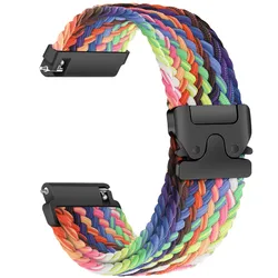 Parachute Nylon Watch Strap, 20mm/22mm - Universal Fit - 20mm watch band (New Rainbow)