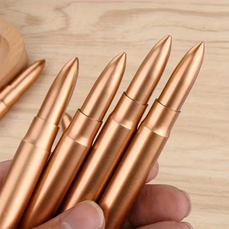 Set di 10 penne a sfera portatili in plastica con punta in acciaio da 0,7 mm, penne resistenti per studenti, scuola, ufficio e uso aziendale - immagine 6