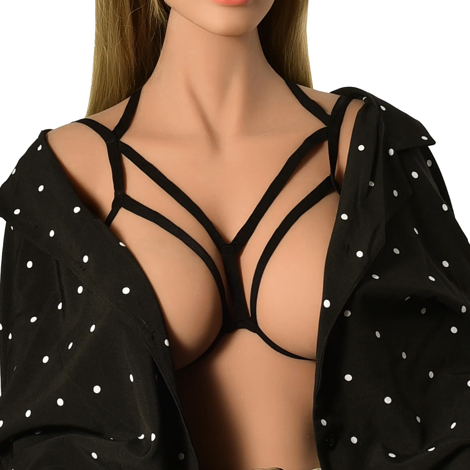 Hollow Out Harness Strappy Lingerie Bondage Body Harness Bra Lingerie Crop Tops Cage Lingerie Harness Belt Fetish Wear Women