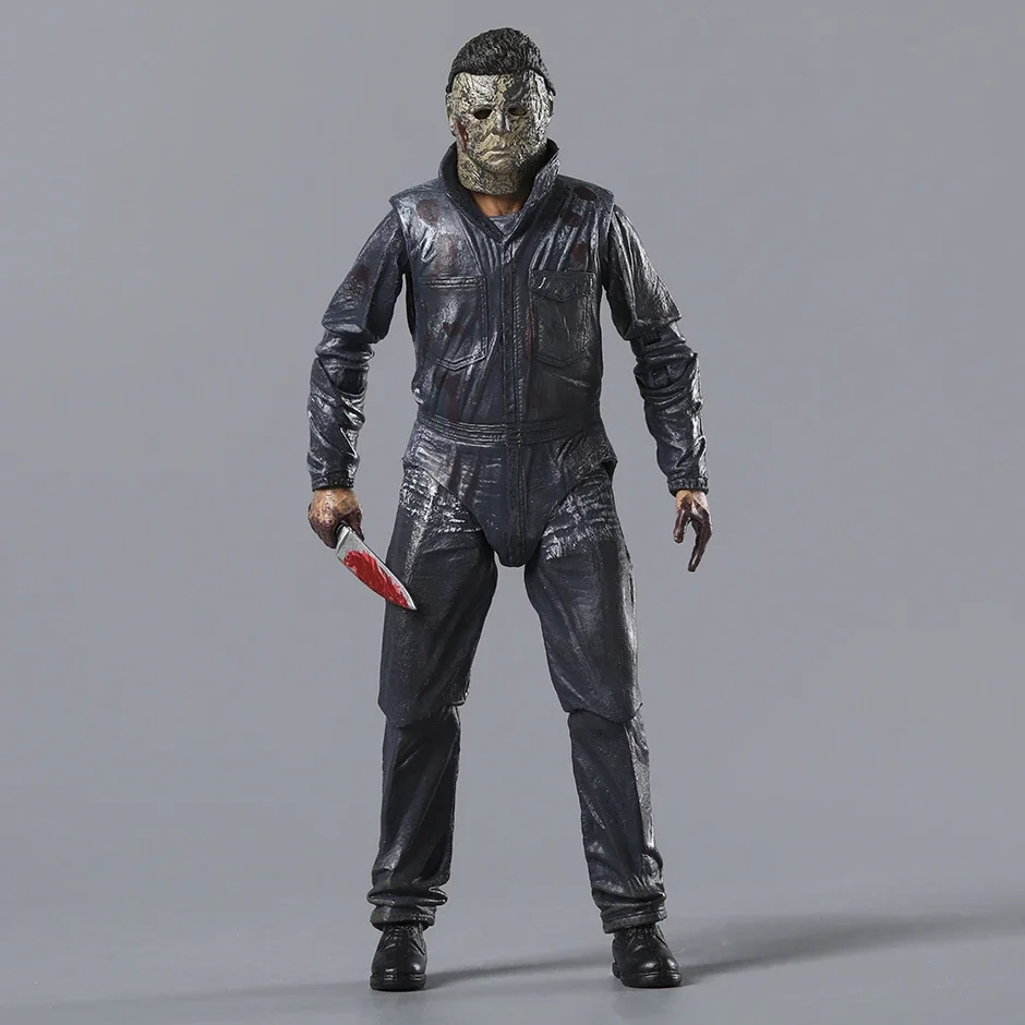 Neca michael myers,PVCアクションフィギュア,ハロウィーンの