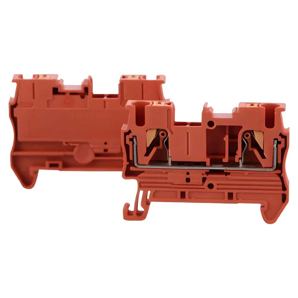 Terminal Block Morsettiera Elettrica 40 Pezzi PCT-211 Per Guida DIN - Connettori Rapid Per Cablaggio Morsettiera Distribuzione - 6
