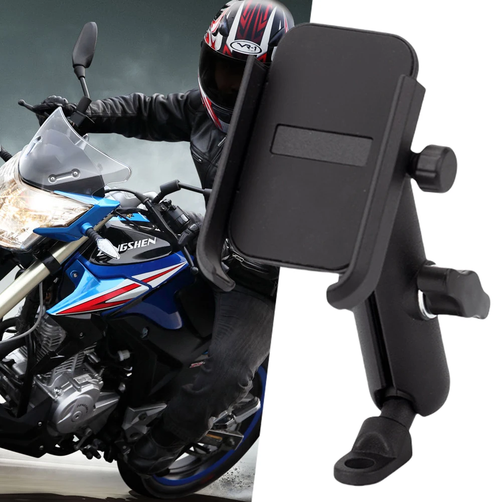 Aluminum Motorcycle Phone Holder Mount for Rearview Mirror