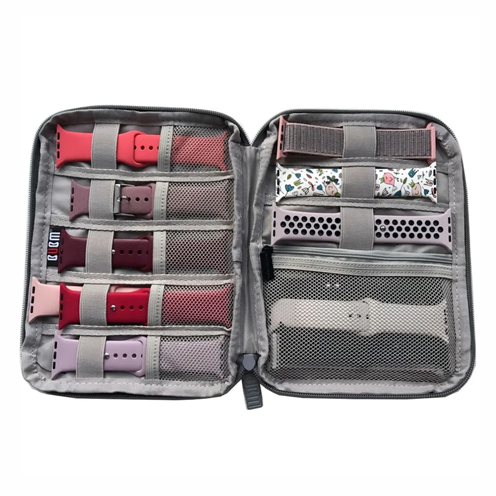 Multifunction Portable Watch Strap Organizer Watch Band Box Storage Bag