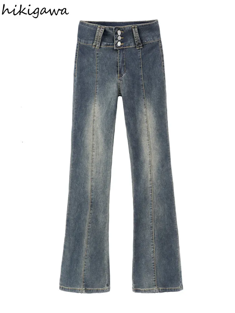 Streetwear High Waisted Jeans Vintage Slim Fit Flare Pants 2023 New Bottoms  Fashion Korean Trousers Pantalon Femme Y2k Clothes - AliExpress