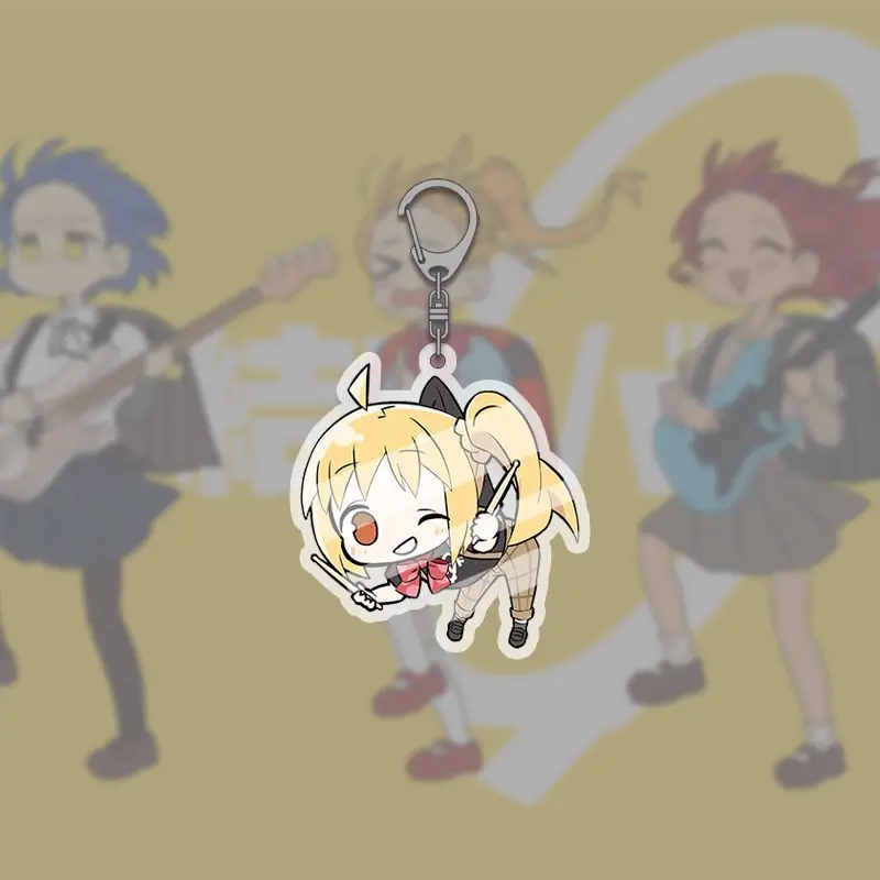 Charming BOCCHI THE ROCK Acrylic Keychain Keyring Strap