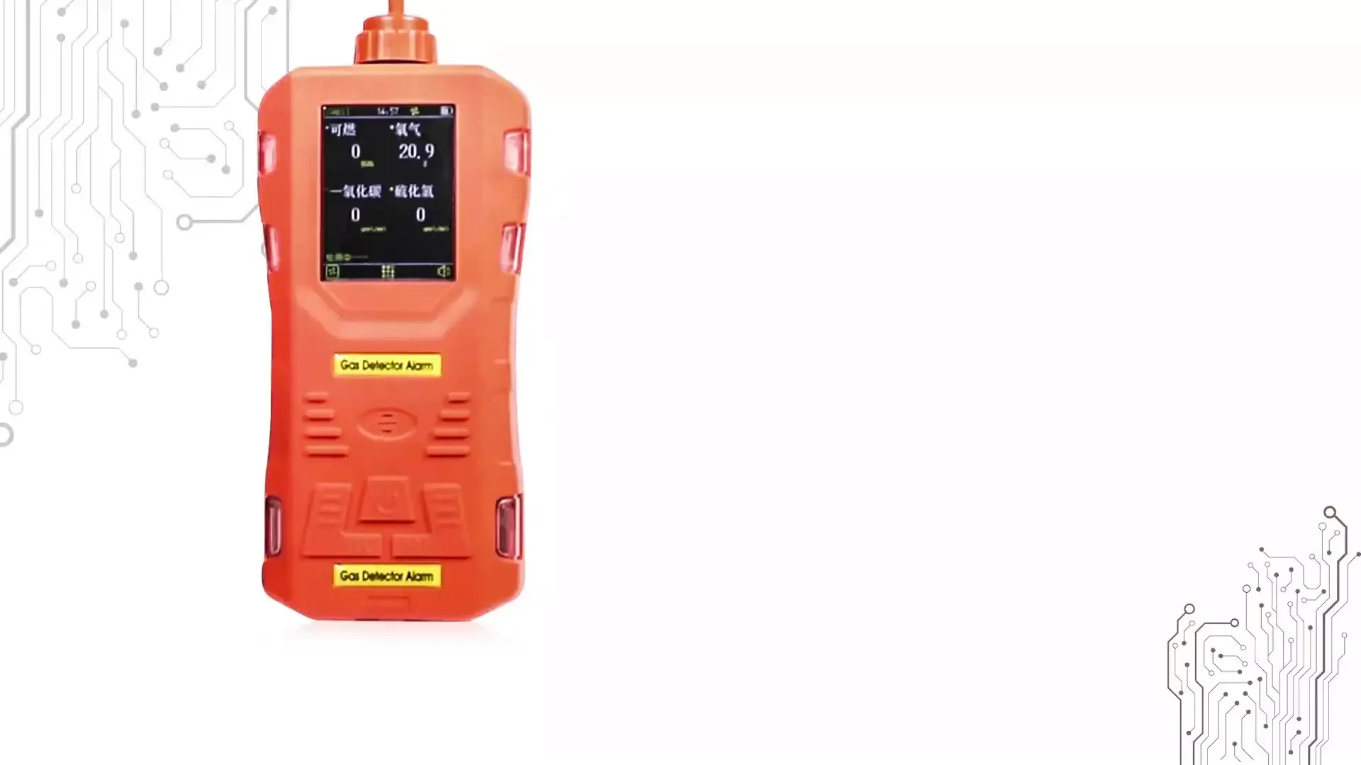 

gas detector portable multi co analyzer carbon monoxide