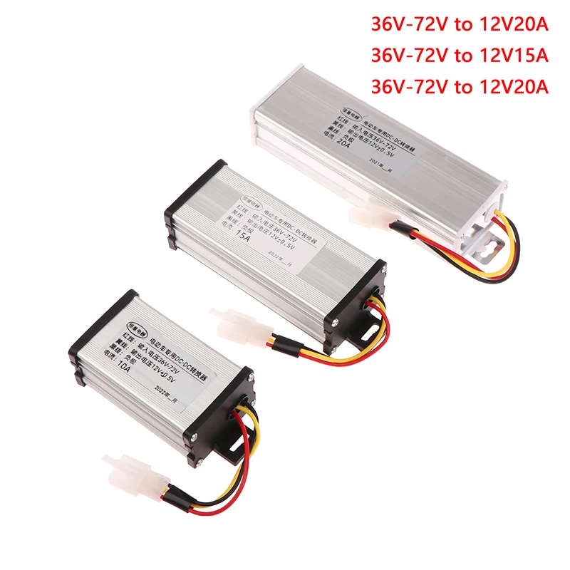 

DC 36V 48V 60V 72V to 12V 10/15/20A 180W DC Converter Power Inverter Step Down Transform Module