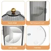 360° Rotating Makeup Brush Holder Desktop Makeup Organizer Cosmetic Storage Box Lipstick Eyebrow Brush Holder Jewelry Container 6