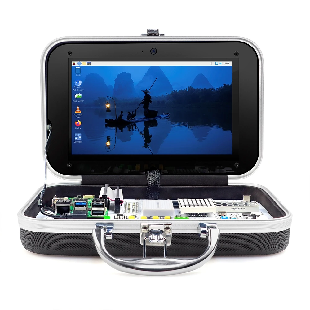 CrowPi - 9 inch Compact Raspberry Pi Educational Kit 9 '' HD Touch