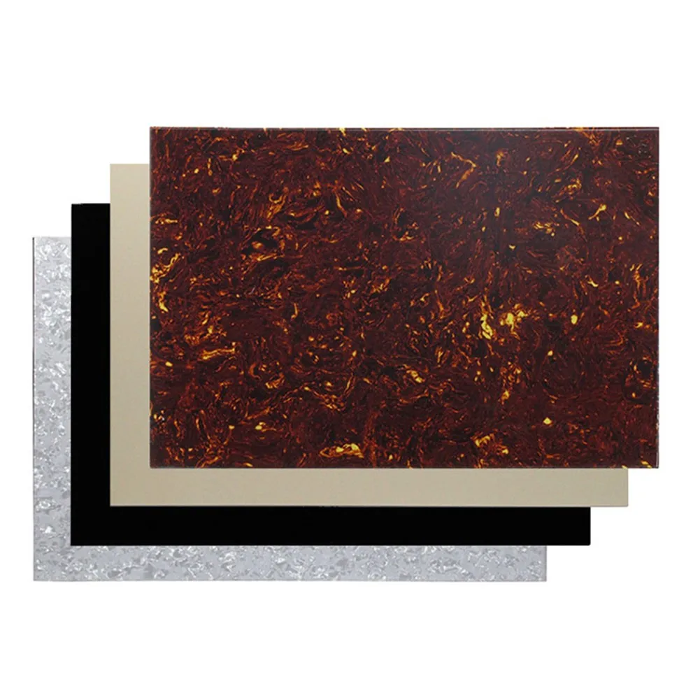 1pc Electric Guitar Bass Pickguard Scratch Plate Blank Pickguard Sheet DIY Material 44X29cm Guitar Parts Musical Instruments
