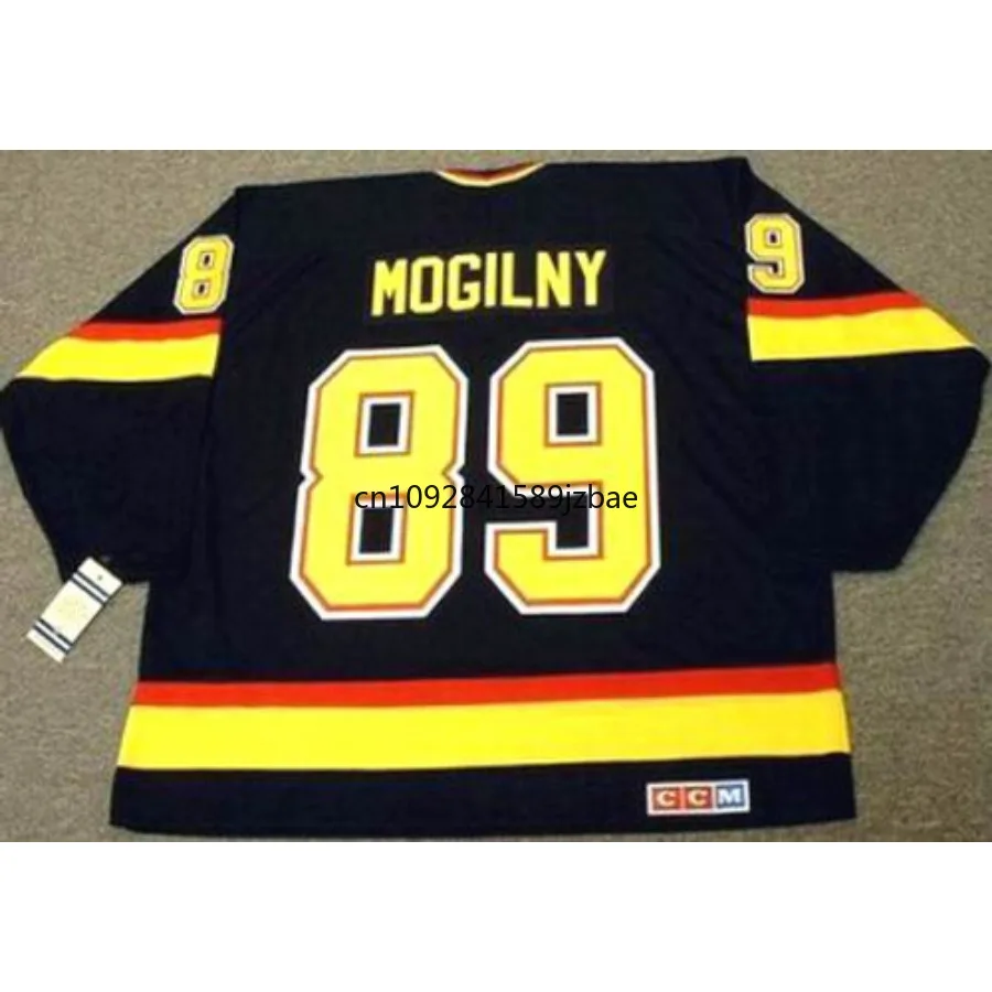 Alexander Mogilny 89 Vancouver Ice Hockey Jersey 1 Kirk McLean Retro Sweater All Stitched Us Size S-3XL ice hockey jerseys