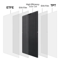 450W 300W 150W Panneau solaire ETFE 12V Kit complet Chargeur de batterie solaire haute efficacité 23 % 12V 24V Système pour maison voiture camping-car bateau camping voyage Entrepôt européen expédition par DHL 2