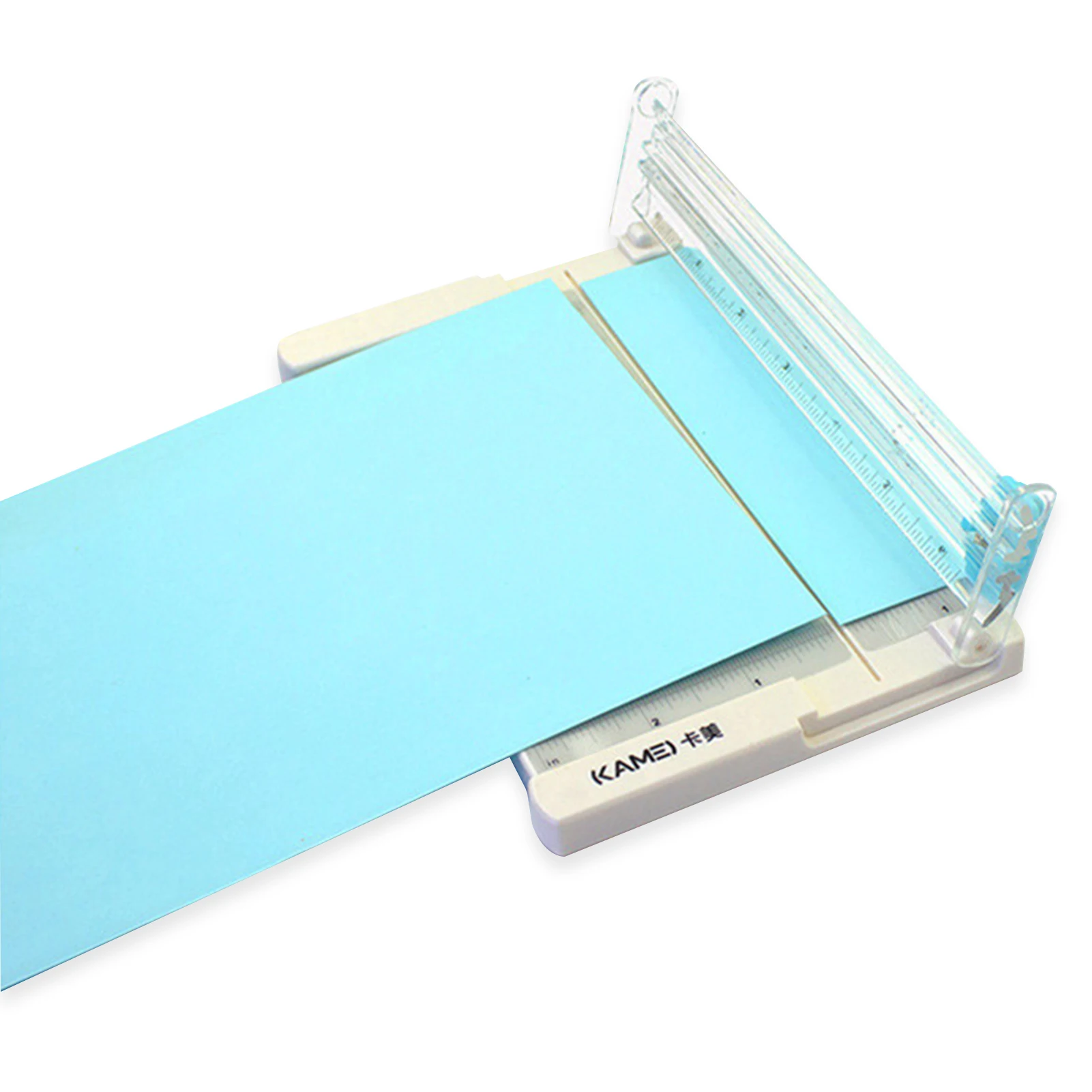 Description Picture 2 of itemMini Paper Trimmer Guillotine Cutter 6 Inch (152mm) Cut Length Desktop Paper Cutting Machine w/ Security Cutter Head Side Ruler