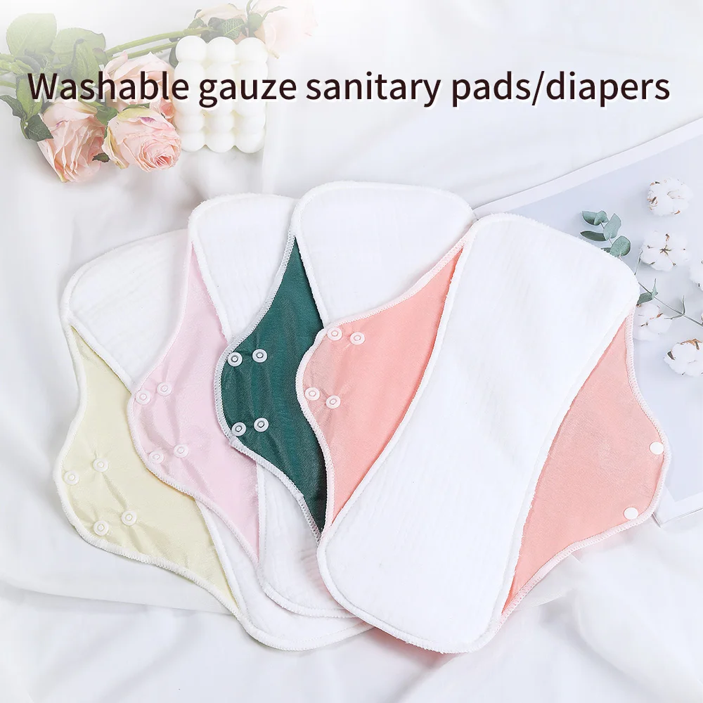 Eco-Friendly Reusable Cotton Sanitary Pads - High Absorbency and Leak-Proof