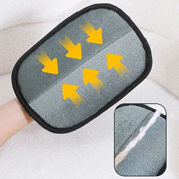 Pet Hair Removal Tool Set Reusable Static Removal Gloves, Double-Sided Grooming Gloves for Pets Removes Pet Fur Hair for Carpets 3