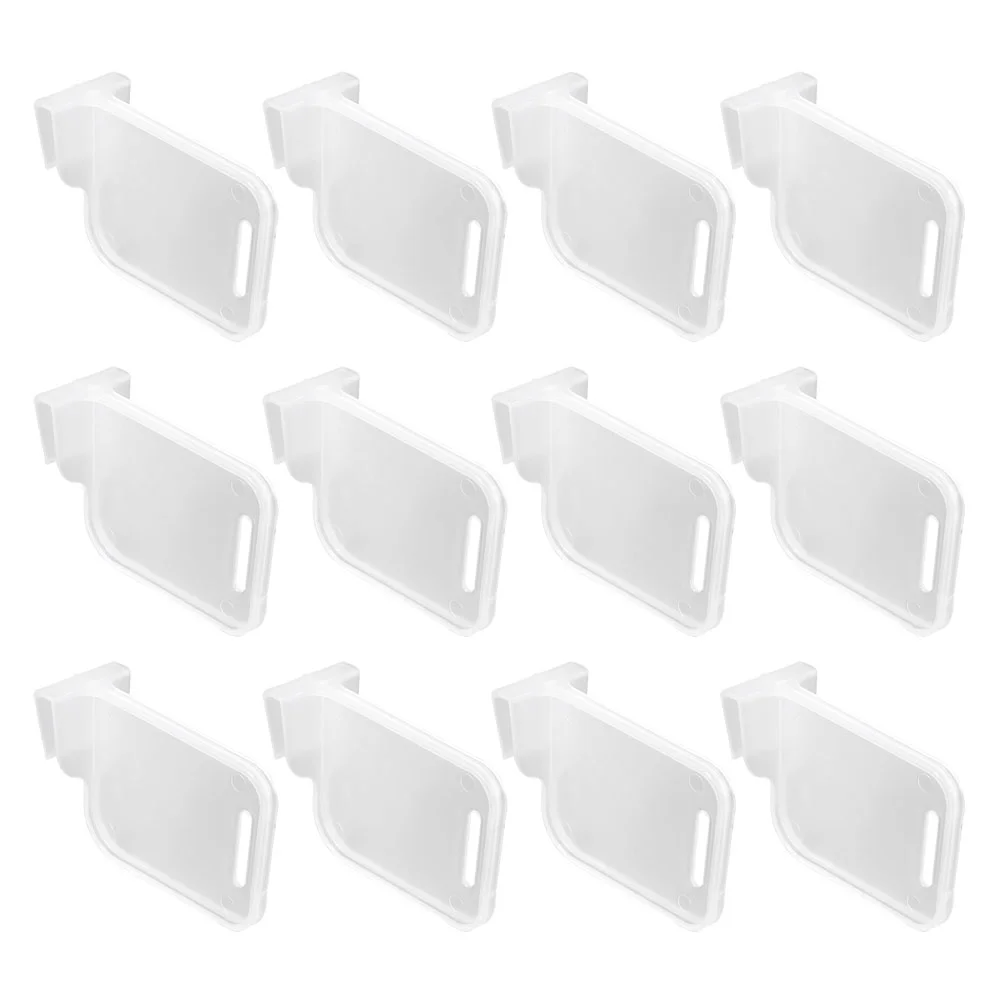 12 Pcs Refrigerator Side Door Partition Shelves Storage Fridge Drink Holders Pp Shelf